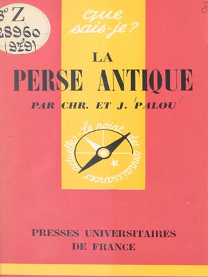 cover image of La Perse antique